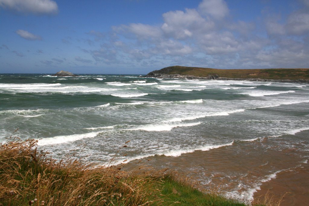 Red flag waves by D Belton