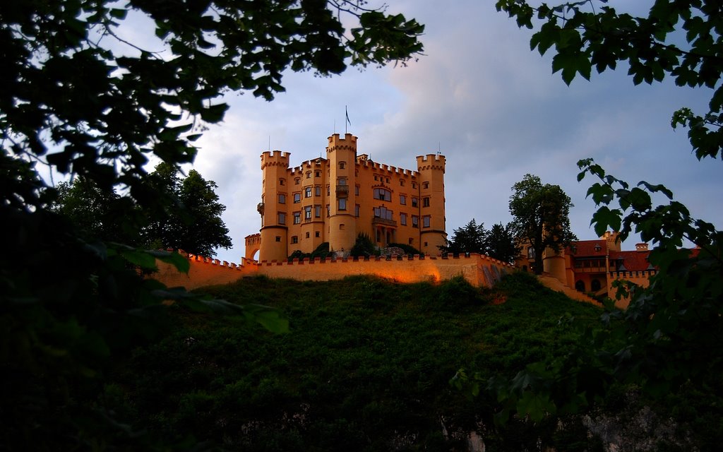 Neuschwanstein Valley, Hohenschwangau by Hans J.S.C. Jongstra