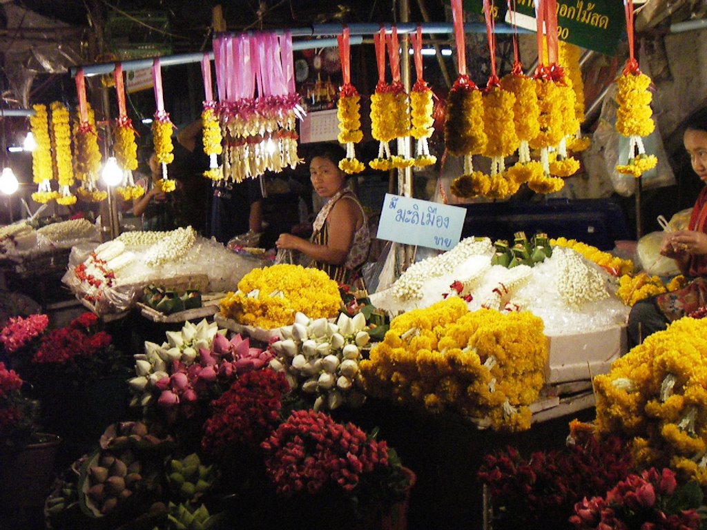 Chiang Mai flower market by kver