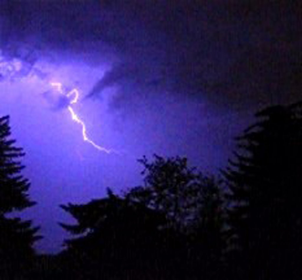 Twisted Lightning And Near Twister Spawning Weather During a Severe Thunderstorm, Edmonton AB, July 18/09 by David Cure-Hryciuk