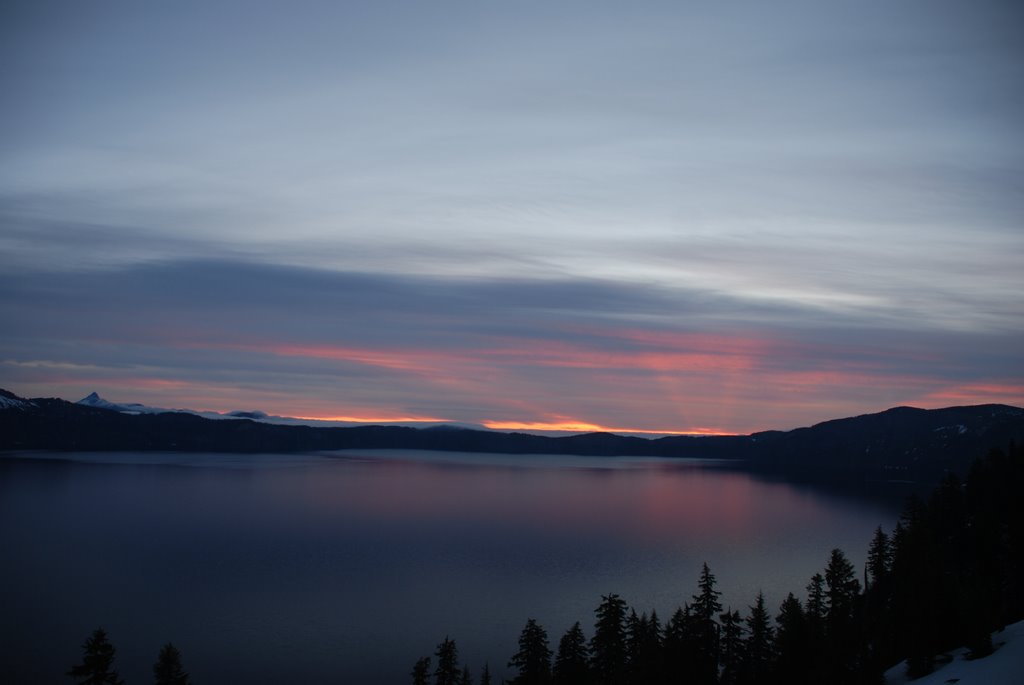 Sunrise at Crater Lake by Richard Jensen