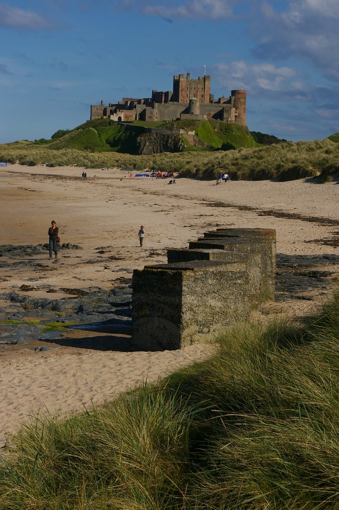 Anti Tank blocks on beach by dragon-hunter