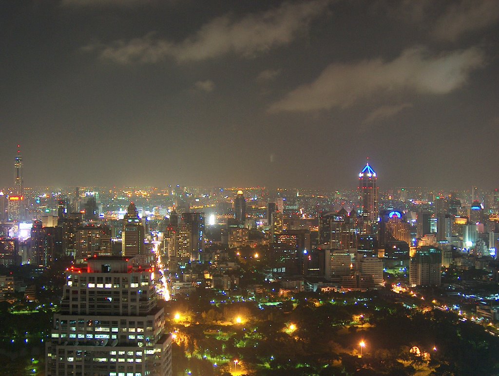 Bangkok. Vista desde restaurante Vertigo by Néstor C.L.