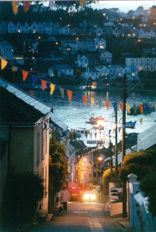 Fowey from Polruan Cornwall by somersmith