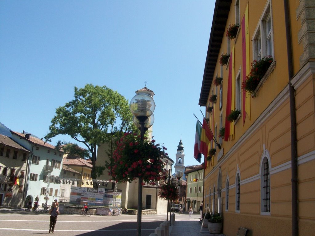 Borgo vasugana.scorcio con torre campanaria by Egidio Moretton