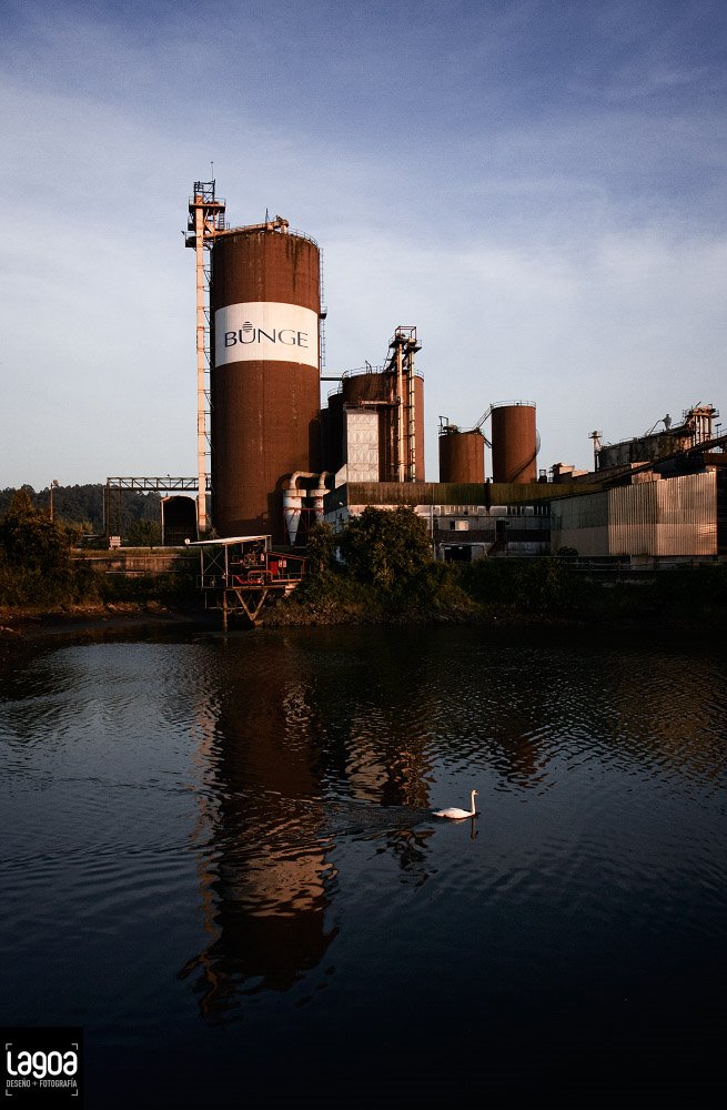 Factoría de Bunge na Ría do Burgo by mlagoa