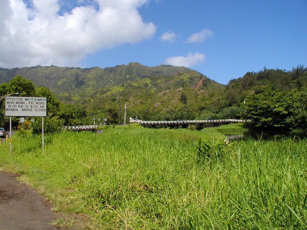 Ha'ena~White Double Wooden Bridges 2003 by jsl144