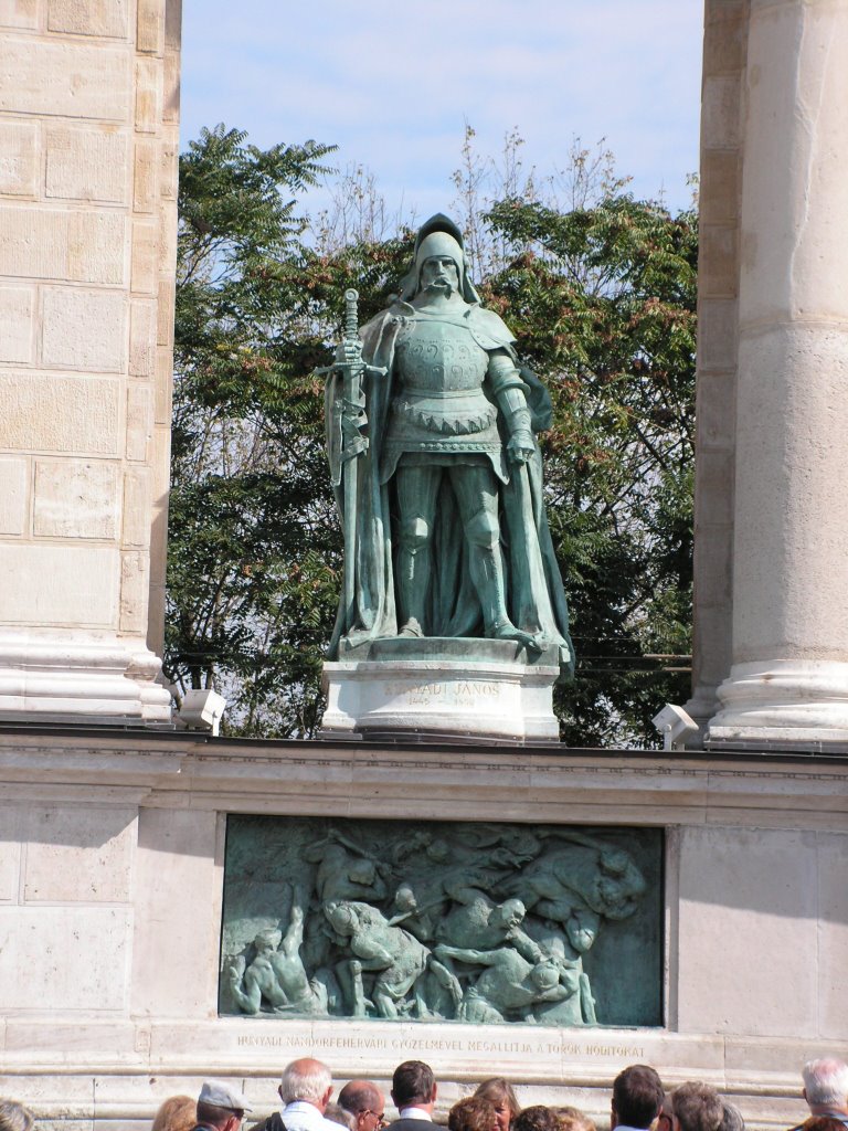 Budapest, Hősök tere, Hunyadi János, SzG3 by Gábor Szalay