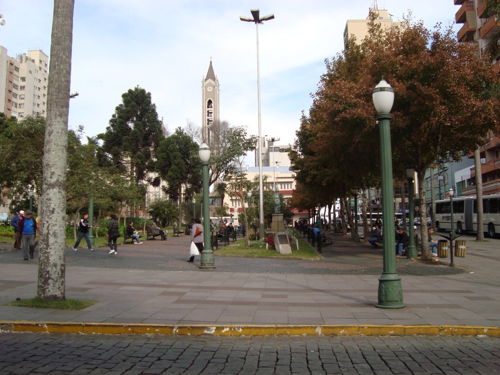 Caxias do Sul/RS, Praça Dante Alighieri. by J. C. de Carvalho