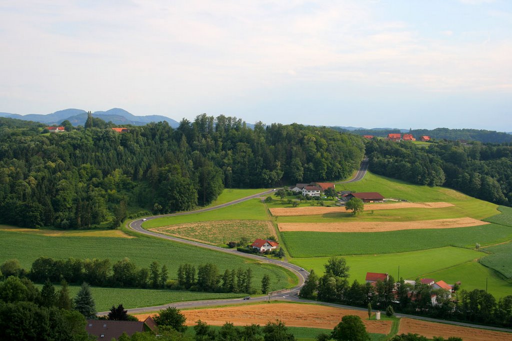 Blick von der Riegersburg by Alois Wonaschütz