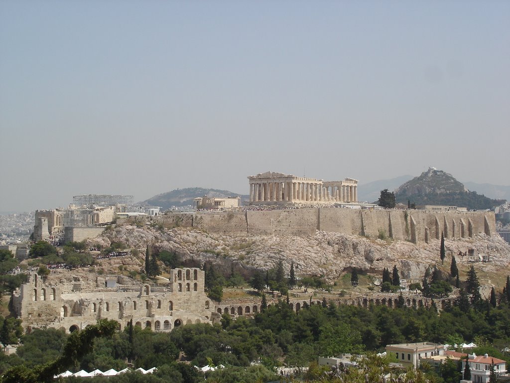 Athens, Greece: Parthenon (View from Mount Filopapos) by Simone Kalbusch