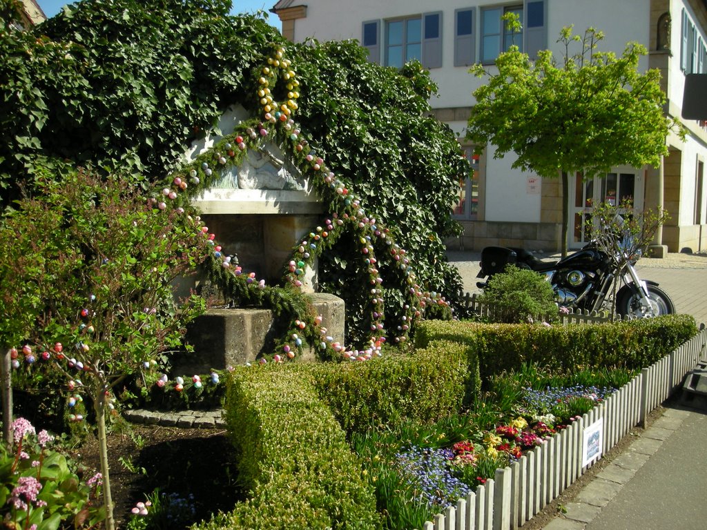 Osterbrunnen in Effeltrich by Michael Ettinger