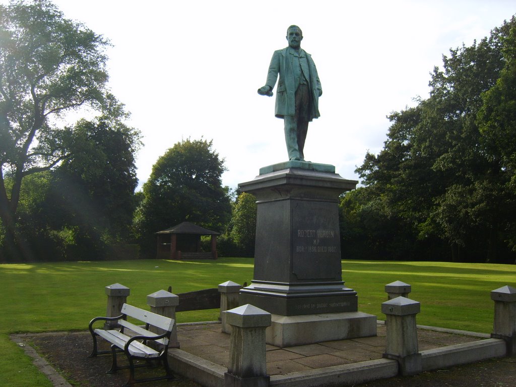 Mr Robert Verdin MP and the Bandstand in the park by Thedutchman