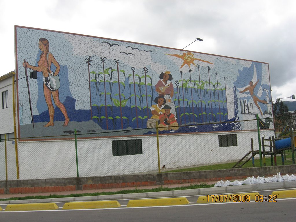 Mural Homenaje Cultivo del Maiz by Maximiliano Herrera …