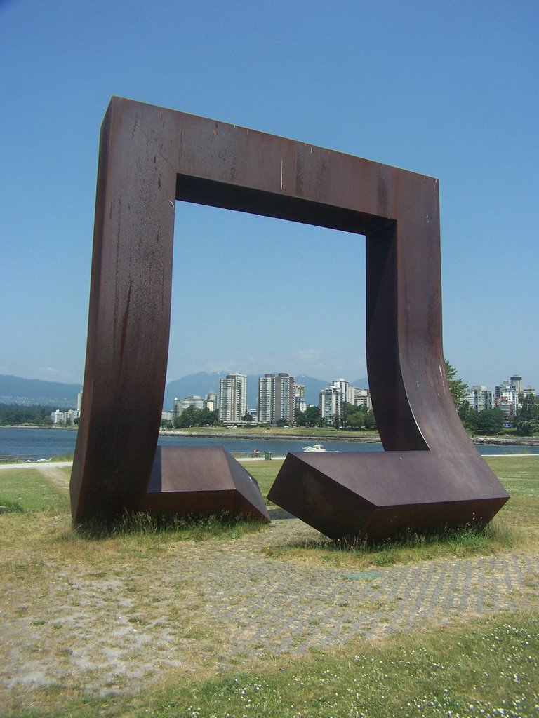 Sculpture in Vanier Park by OldBridKid