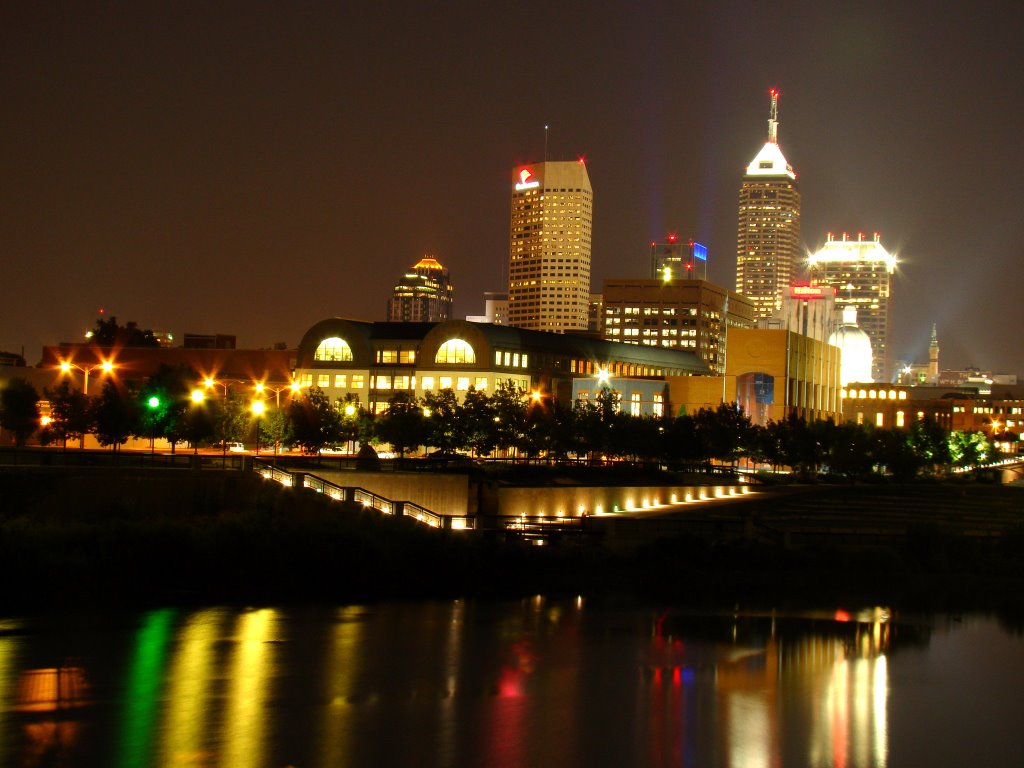 DSC02098 Indianapolis at Night - E view by Volkan YUKSEL