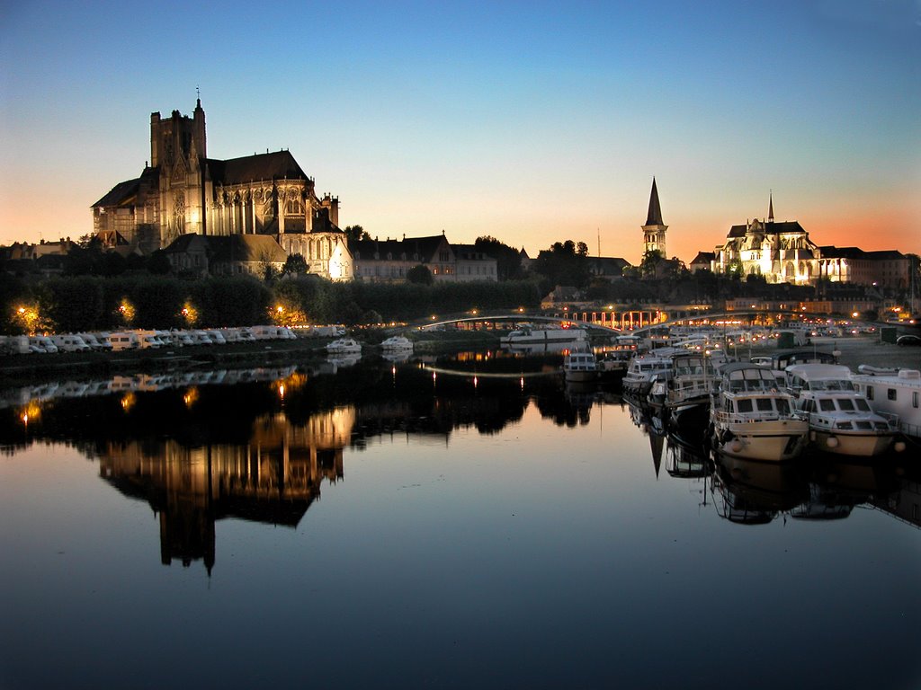 Tramonto visto dal Pont Paul Bert by Gabriele Bernardoni