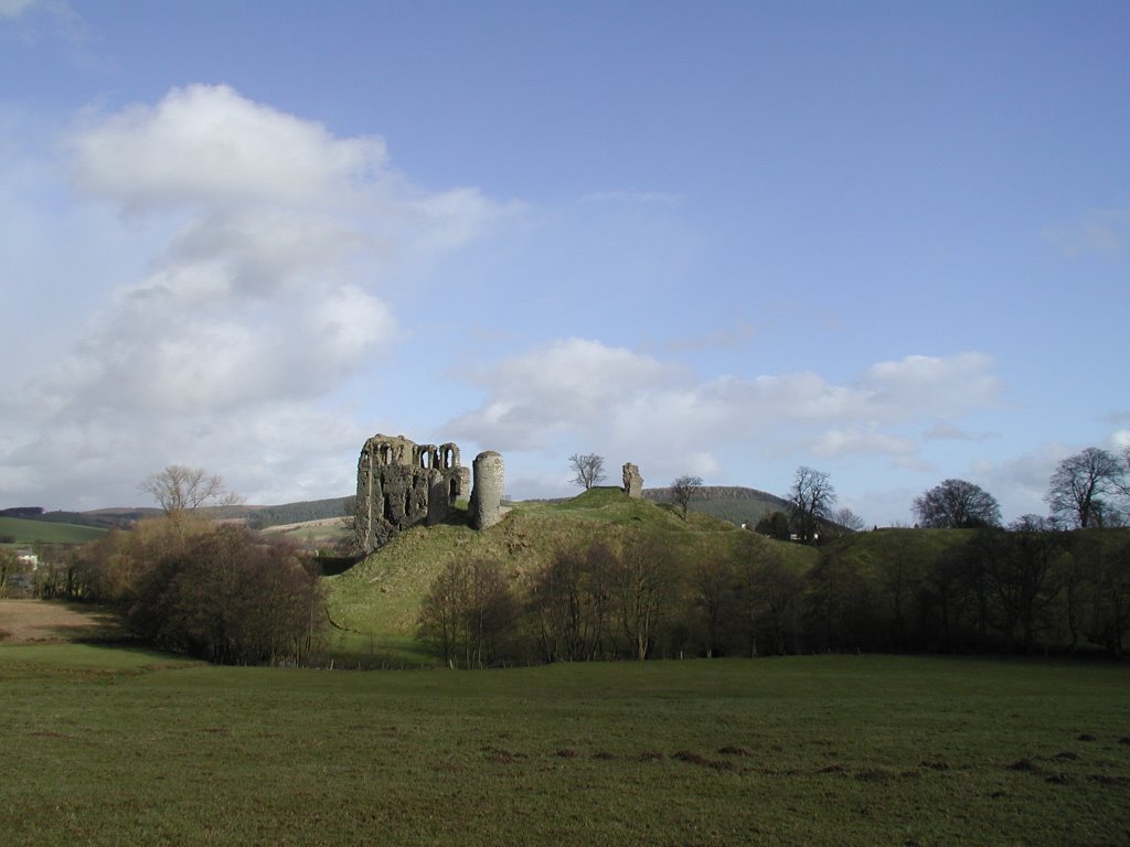 Clun Castle, Shropshire by Victor Hordley