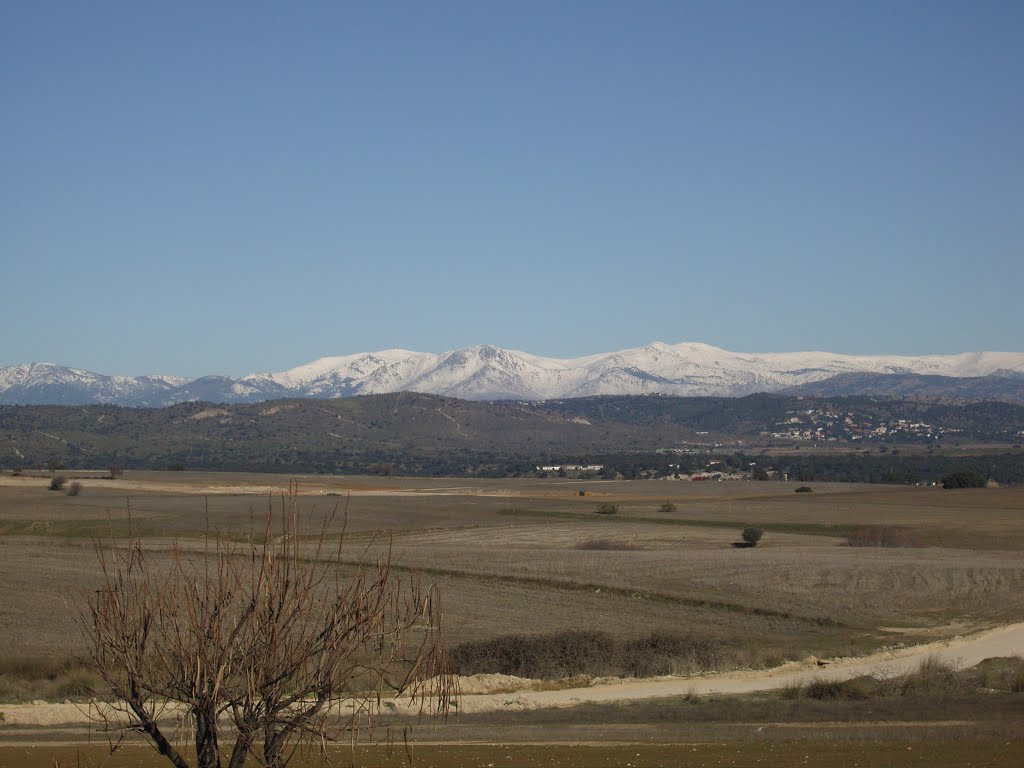 Vista de Navacerrada, desde Villanueva by Julio Álvarez