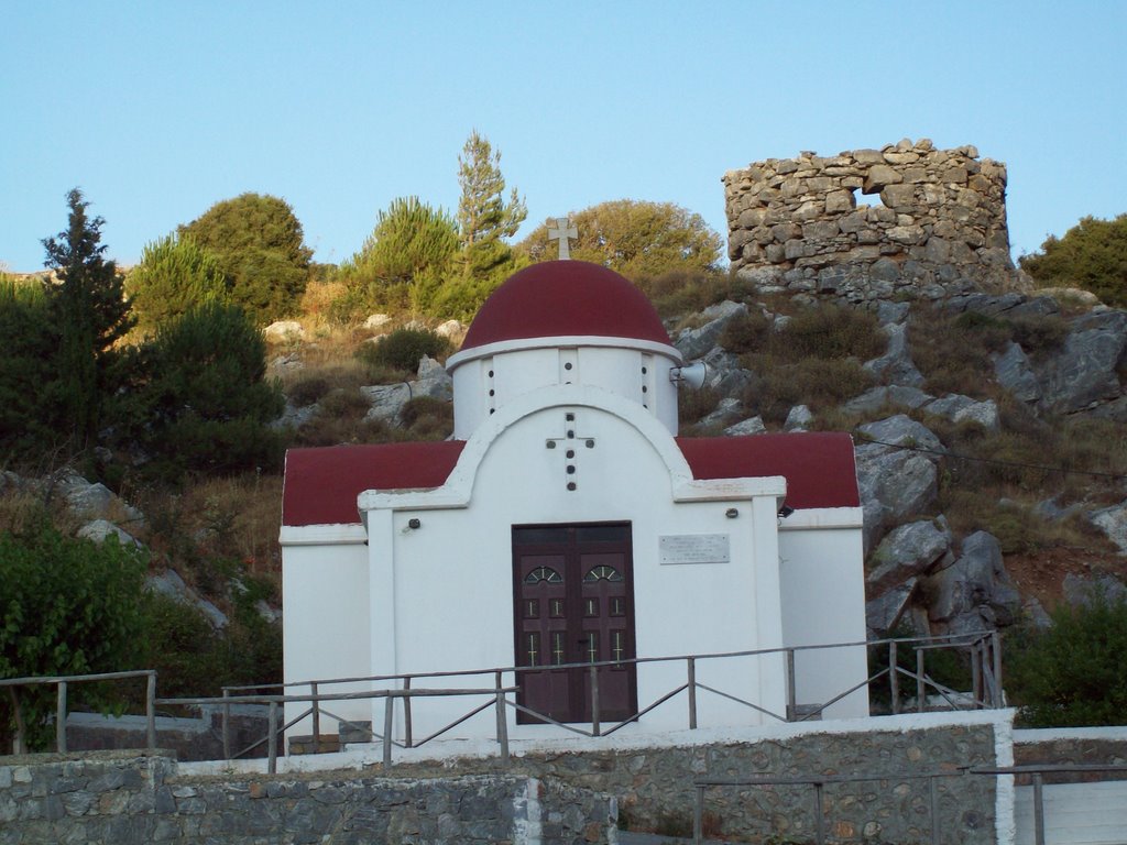 Church in Lasithi plateau by n.Kouvel