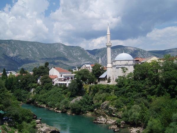 Mostar mosque by Amar Aljic