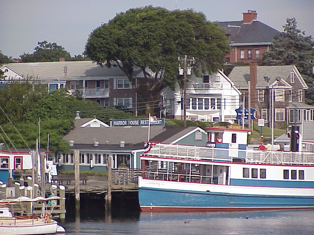 The Cape Cod Harbor House Inn from Hyannis Harbor by komenda