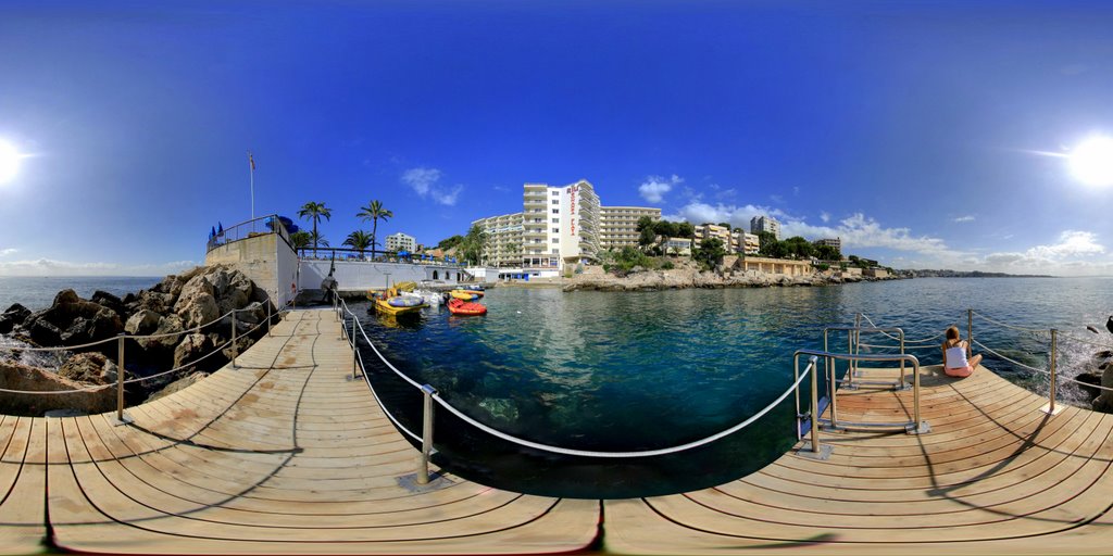 Idyllic bay near illetas by jan dolk (0-360.info…