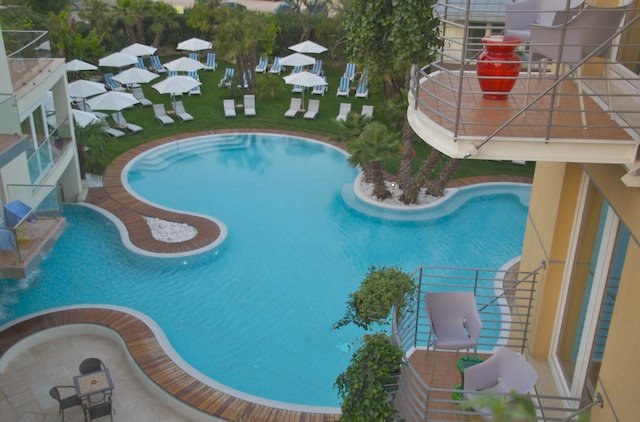 Pool, Hotel Colors Bardolino, Lago di Garda, Italy by jokerle