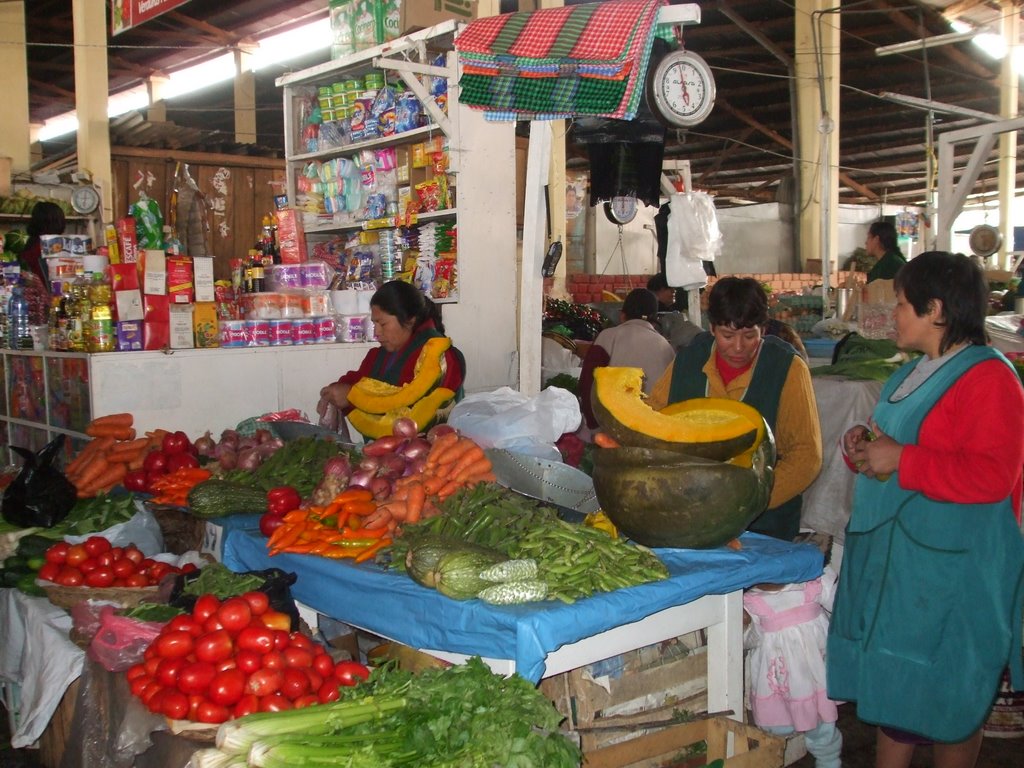 Indoor Market, Cusco, Peru by A Shropshire Lad