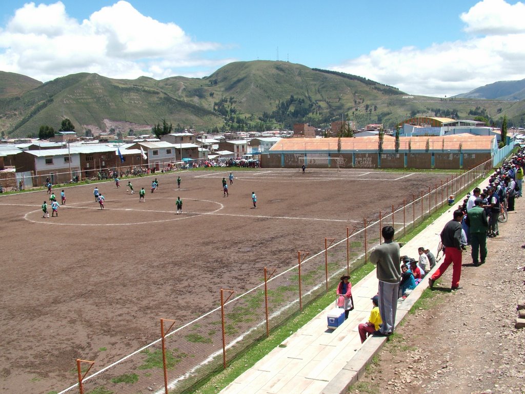 Football match, Sicuani, Peru by A Shropshire Lad