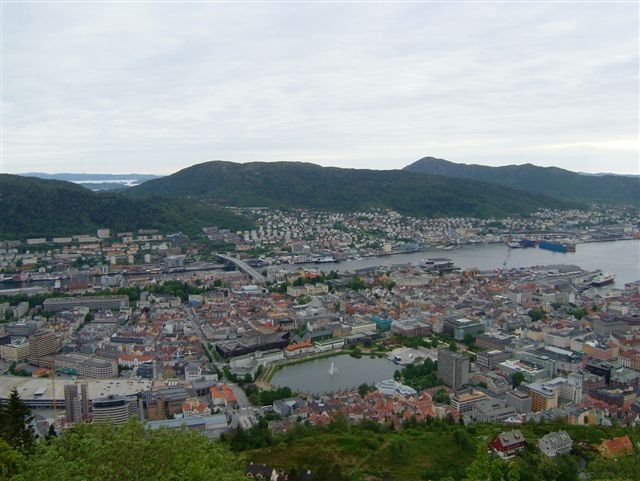 Utsikt over Bergen by Åse Mari Mathisen