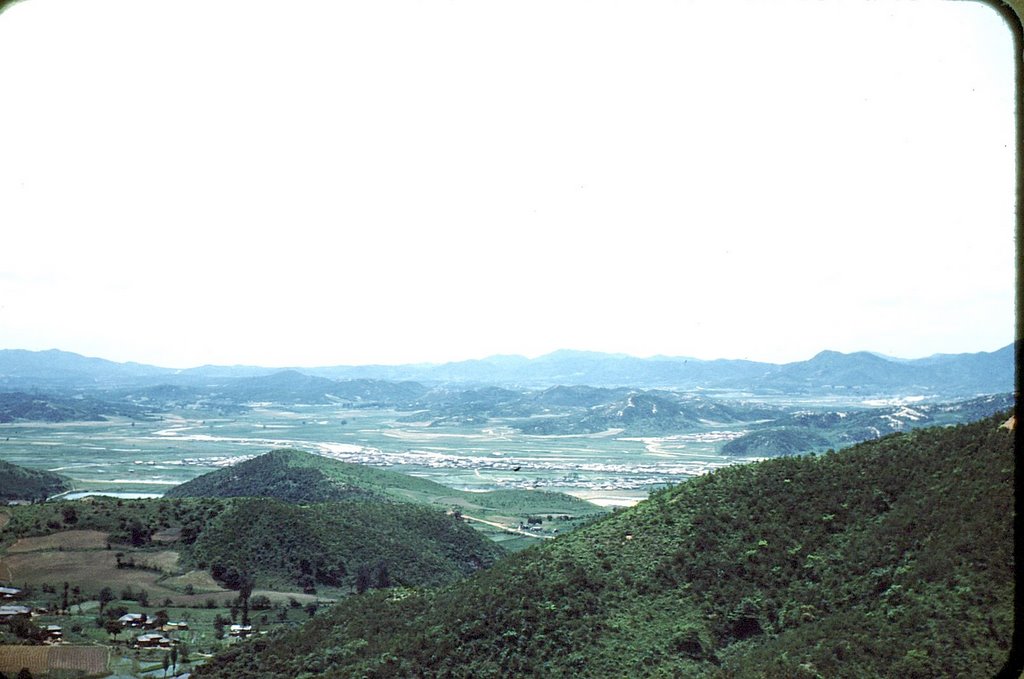 Korean valley near Camp Casey. 1955. by J. Rogers