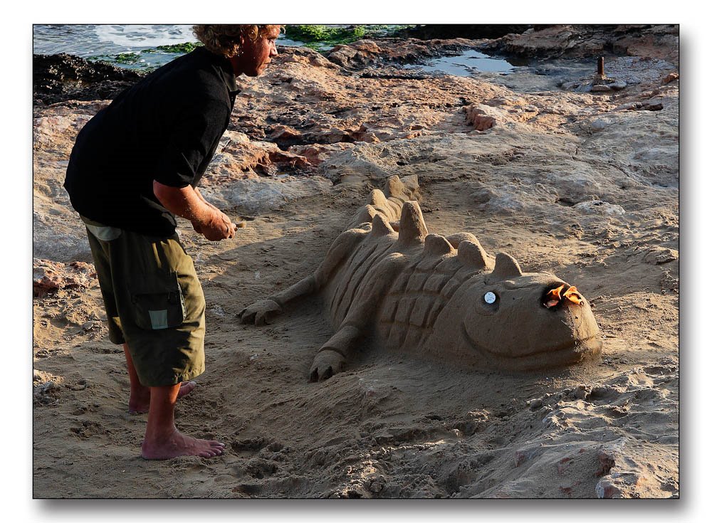 Arts in the sand by Jens-Chr Strandos