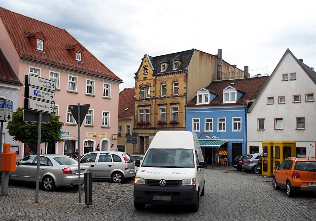 Der Ziegenbalgplatz in Pulsnitz by rucksackkruemel