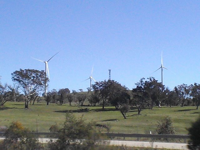 Cullerin Range Windfarm, Taken from Hume Hwy near Breadalbane, NSW, Australia by mutkey