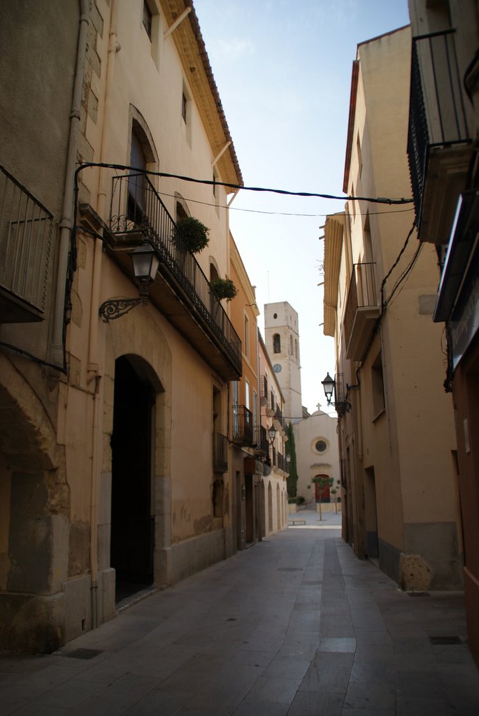 CARRER VERGE DE LA PINEDA I ESGLÉSIA DE SANT ESTEVE 1 by Anibal Jardim Agudo