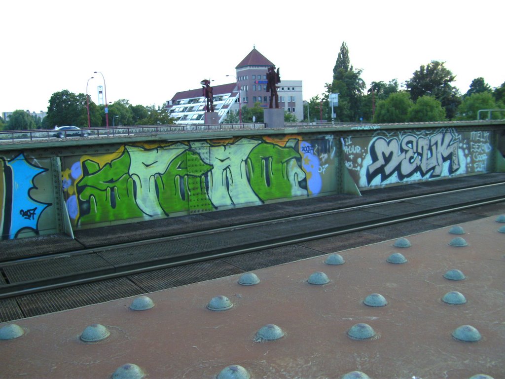 Maas-Eisenbahnbrücke Venlo by Franz Tobisch