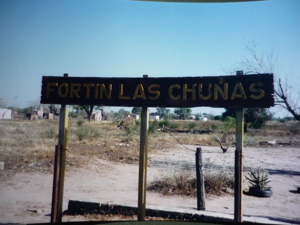 34 - Cartel de la estacion Fortin Las Chuñas by profe sergio