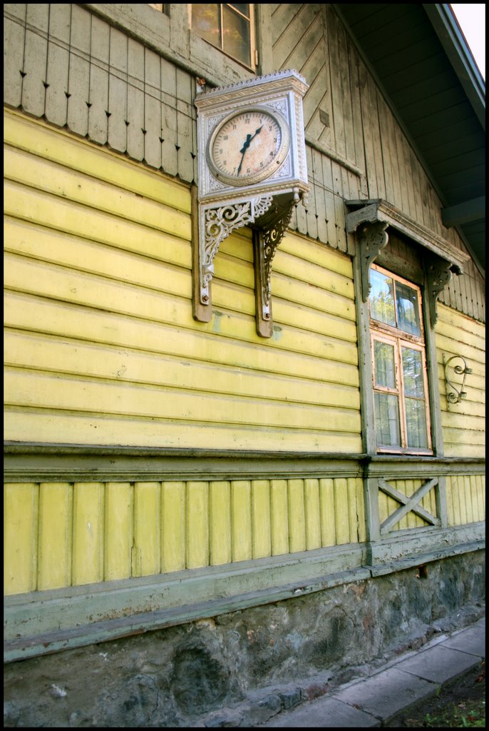 The Clock in The Latvian Railway History Museum by Laima Gūtmane (simka…