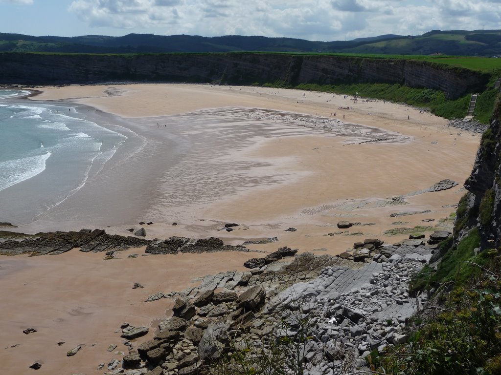 Playa de Langre en marea baja (by Birkenwald) by Birkenwald