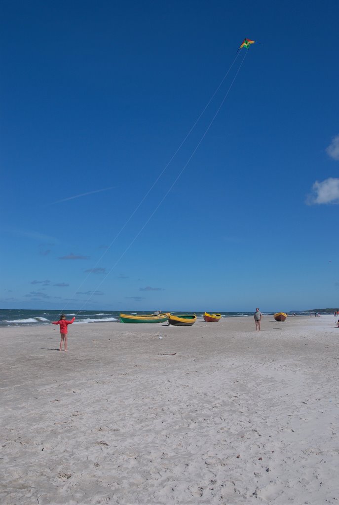 Debki. Baltic beach. by Lipiecki Jerzy