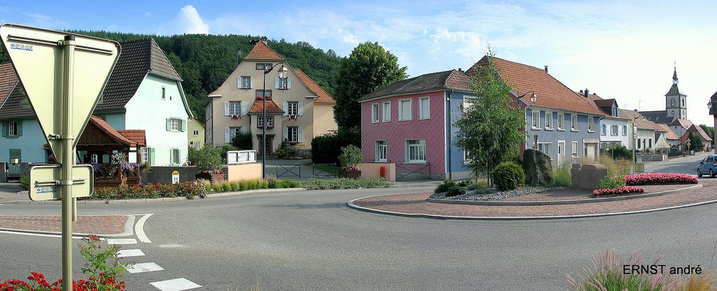 Rond-point & rue principale LAUW by ernst andre