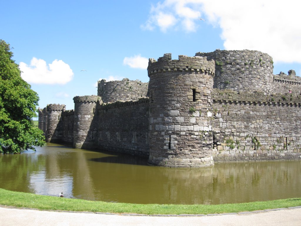 Beaumaris Castle by Aad (A.F.) Huf