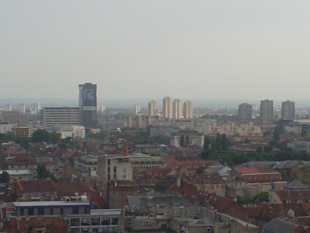 Lower Town, the view from Lotrščak by Miro Pavić