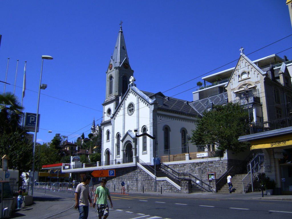 CHURCH, MONTREUX, SWITZERLAND by Elizabeth H. Roome