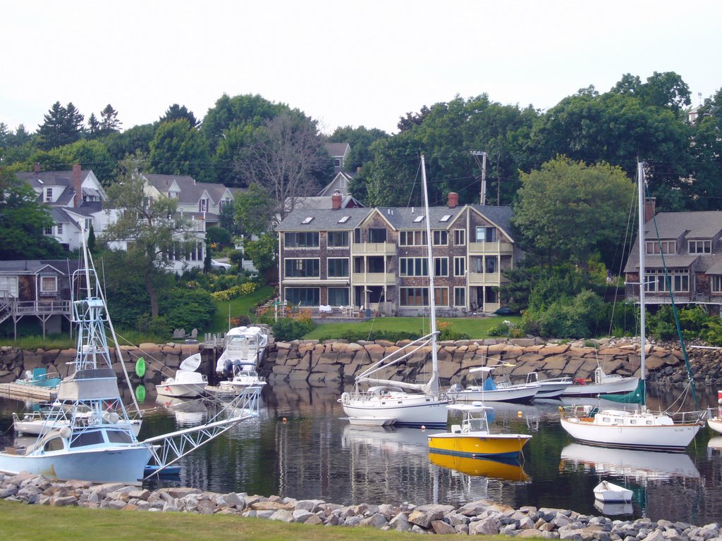 View of Perkins Cove from Motel by Wewah