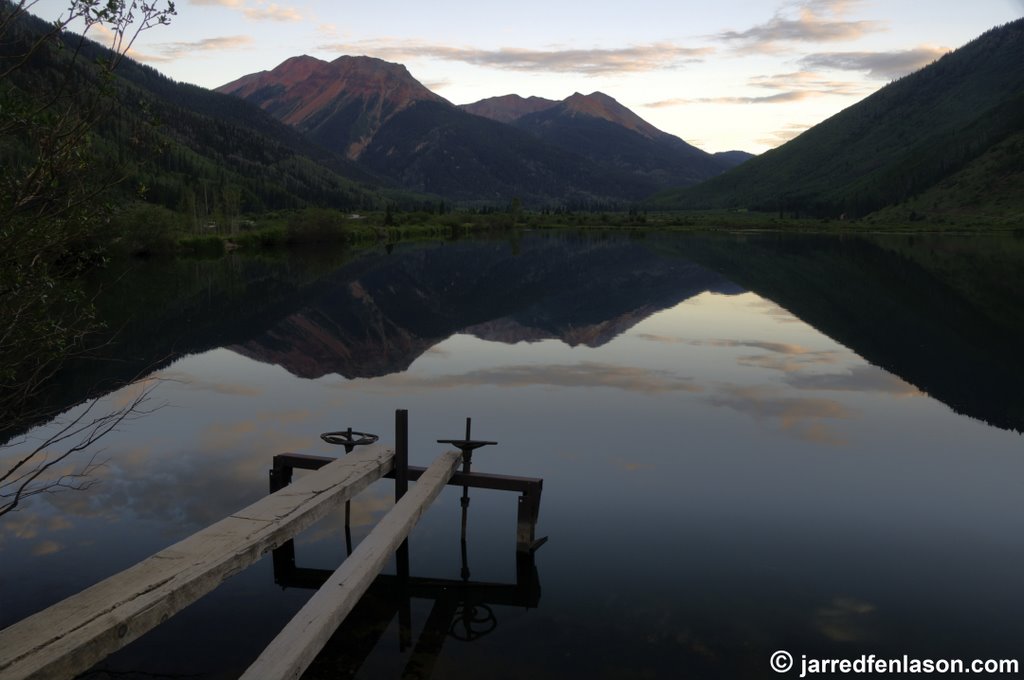 Crystal Lake at sunset in Ouray Colorado by Dr. Jarred Fenlason