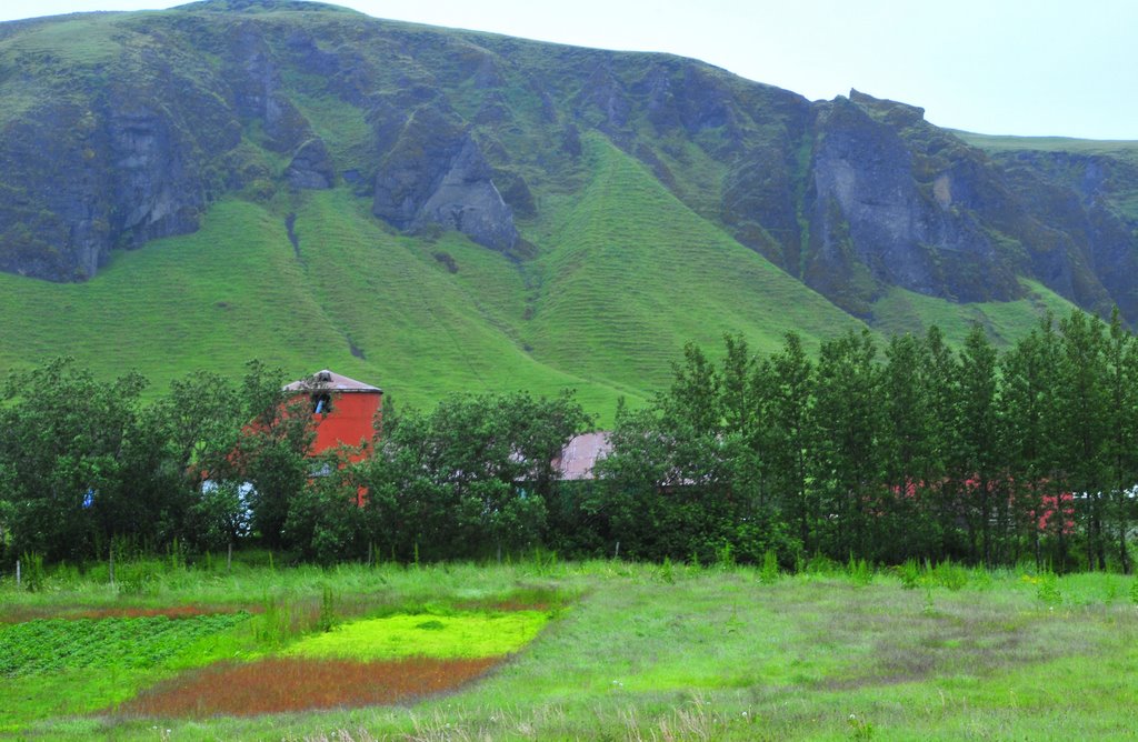 Kirkjubaejarklaustur village, southern Iceland by kluke