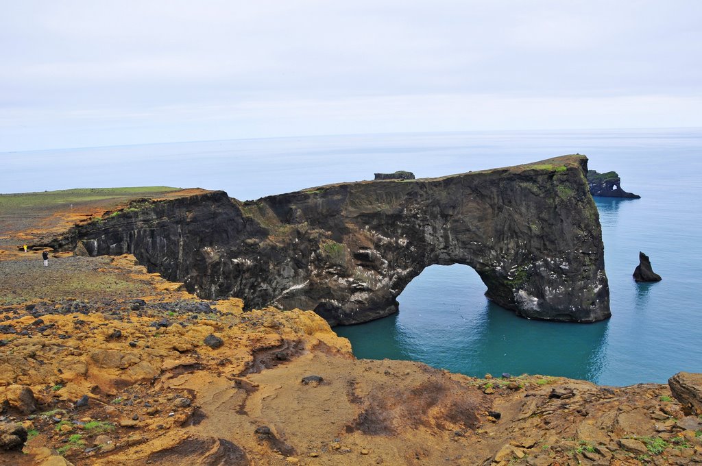 The arch at Dyrholaey, southern Iceland by kluke