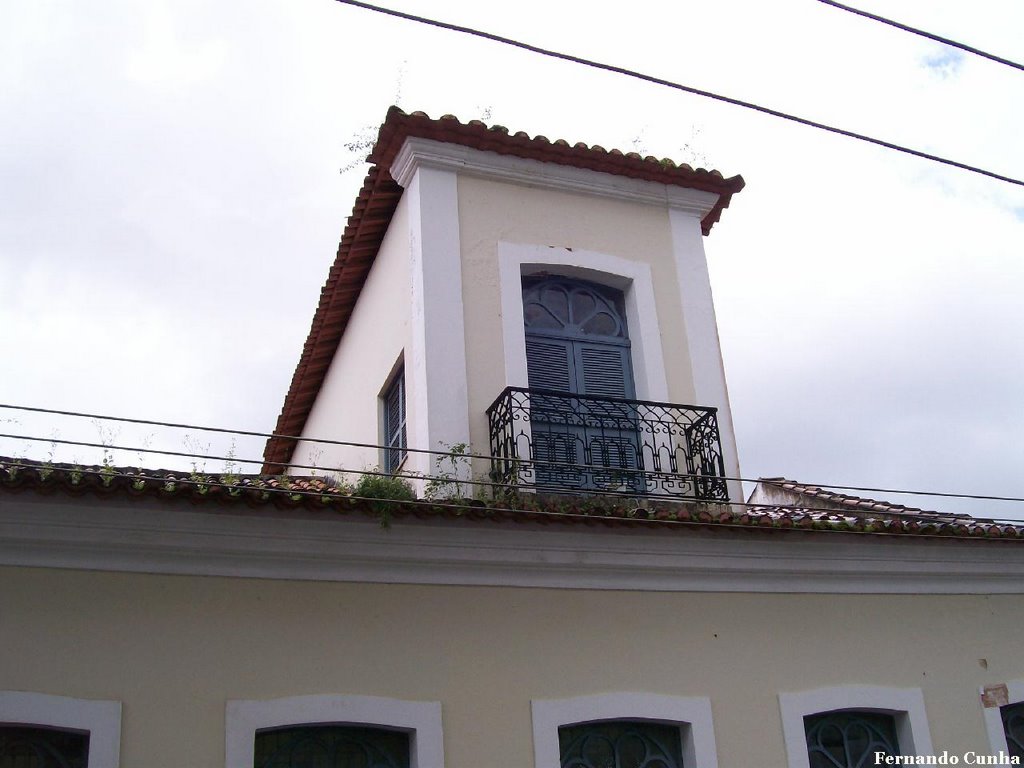 Mirante de antiga residencia na rua Grande. São Luis Maranhão. by Fernando Cunha